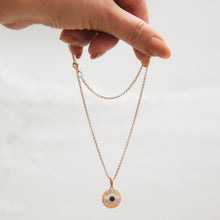 Load image into Gallery viewer, Evil Eye Pendant Charm 14-Karat Rose Gold - Karina Constantine
