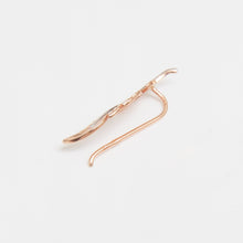 Load image into Gallery viewer, Feather Earring 14-Karat Rose, White Gold - Karina Constantine
