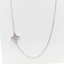 Load image into Gallery viewer, Four Leaf Clover Mother of Pearl Necklace Sterling Silver - Karina Constantine 

