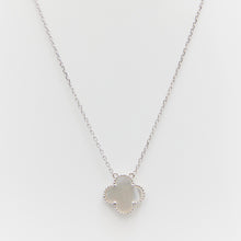 Load image into Gallery viewer, Four Leaf Clover Mother of Pearl Necklace Sterling Silver - Karina Constantine 
