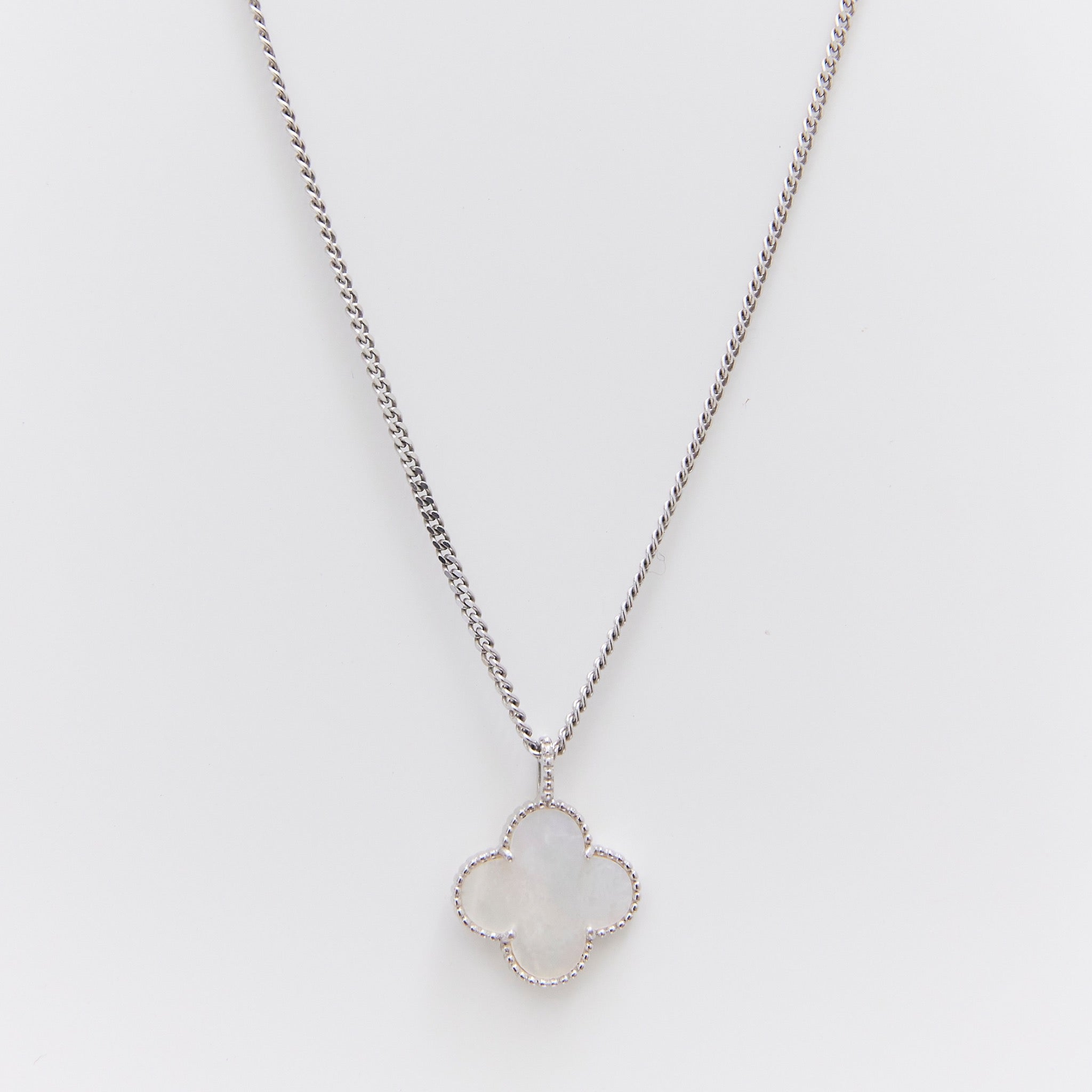 ■ENGBROX■ happiness clover pearl necklace EBNL24067SV happiness clover pearl necklace - ENGBROX | 60% - Asian