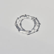 Load image into Gallery viewer, Lalique Clear Crystal Cabochon Ring
