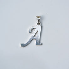 Load image into Gallery viewer, Letter &quot;A&quot; Pendant Sterling Silver Circa 1980s - Karina Constantine 
