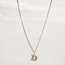 Load image into Gallery viewer, Letter &quot;D&quot; Charm Pendant Sterling Silver Circa 1970s - Karina Constantine
