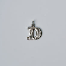 Load image into Gallery viewer, Letter &quot;D&quot; Charm Pendant Sterling Silver Circa 1970s - Karina Constantine 
