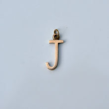 Load image into Gallery viewer, Letter &quot;J&quot; Pendant 9-Karat Gold Circa 1980s - Karina Constantine 
