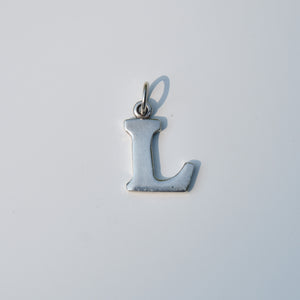 Letter "L" Pendant Sterling Silver Circa 1970s - Karina Constantine 