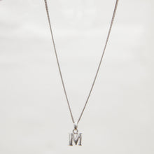 Load image into Gallery viewer, Letter &quot;M&quot; Charm Pendant Sterling Silver Circa 1980s - Karina Constantine
