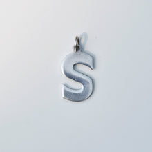 Load image into Gallery viewer, Letter &quot;S&quot; Pendant Sterling Silver Circa 1970s - Karina Constantine 
