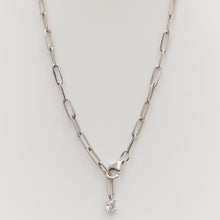 Load image into Gallery viewer, Paperclip Chain Necklace Sterling Silver - Karina Constantine
