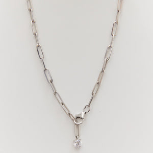 Paperclip Chain Necklace Sterling Silver - Karina Constantine