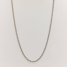 Load image into Gallery viewer, Silver Short Rope Chain Necklace Sterling Silver - Karina Constantine
