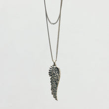 Load image into Gallery viewer, Angel Wing Pendant Necklace Sterling Silver - Karina Constantine jewellery
