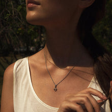 Load image into Gallery viewer, Open Heart Charm Necklace Sterling Silver - Karina Constantine Jewellery
