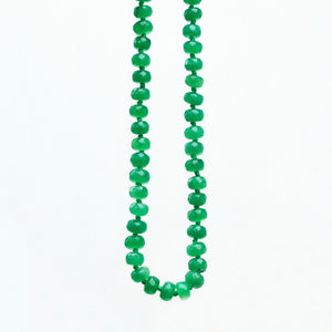 Emerald Gemstone Bead Necklace - Karina Constantine jewellery