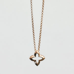 Gold Short Belcher Chain Necklace 14-Karat Rose Gold