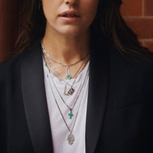 Load image into Gallery viewer, Hamsa Hand Necklace Sterling Silver - Karina Constantine jewellery
