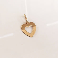 Load image into Gallery viewer, Open Heart Charm Pendant 14-Karat Rose Gold - Karina Constantine jewellery
