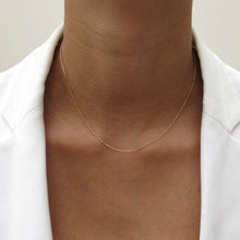 Load image into Gallery viewer, Gold Short Round Snake Chain 14-Karat Rose Gold - Karina Constantine Jewellery
