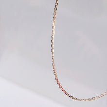 Load image into Gallery viewer, Gold Short Diamond Cable Chain 14-Karat Rose Gold - Karina Constantine jewellery
