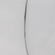 Load image into Gallery viewer, Silver Long Serpentine Chain Necklace Sterling Silver - Karina Constantine
