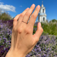 Load image into Gallery viewer, Mini Stacking Ring 14-Karat White Gold - Karina Constantine jewellery
