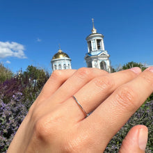 Load image into Gallery viewer, Mini Stacking Ring 14-Karat White Gold - Karina Constantine jewellery
