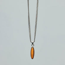 Load image into Gallery viewer, Amber Teardrop Pendant Necklace Sterling Silver - Karina Constantine jewellery
