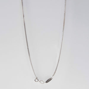 Silver Long Curb Chain Necklace Sterling Silver - Karina Constantine jewellery