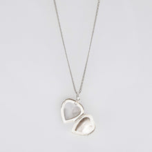 Load image into Gallery viewer, Heart Locket Pendant Necklace Sterling Silver - Karina Constantine jewellery
