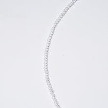 Load image into Gallery viewer, Cubic Zirconia Beaded Choker Sterling Silver -Karina Constantine jewellery
