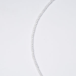 Cubic Zirconia Beaded Choker Sterling Silver -Karina Constantine jewellery