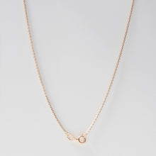 Load image into Gallery viewer, Gold Short Diamond Cable Chain 14-Karat Rose Gold - Karina Constantine jewellery
