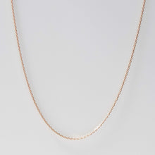 Load image into Gallery viewer, Gold Short Diamond Cable Chain 14-Karat Rose Gold - Karina Constantine jewellery
