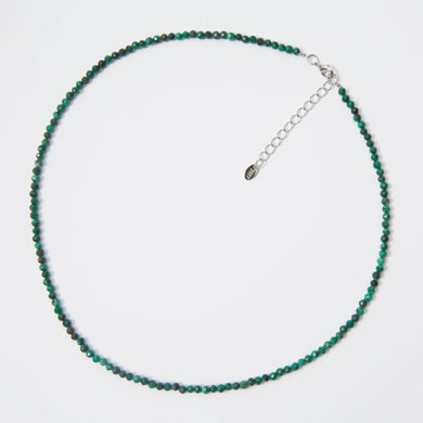 Malachite Beaded Gemstone Choker - Karina Constantine jewellery