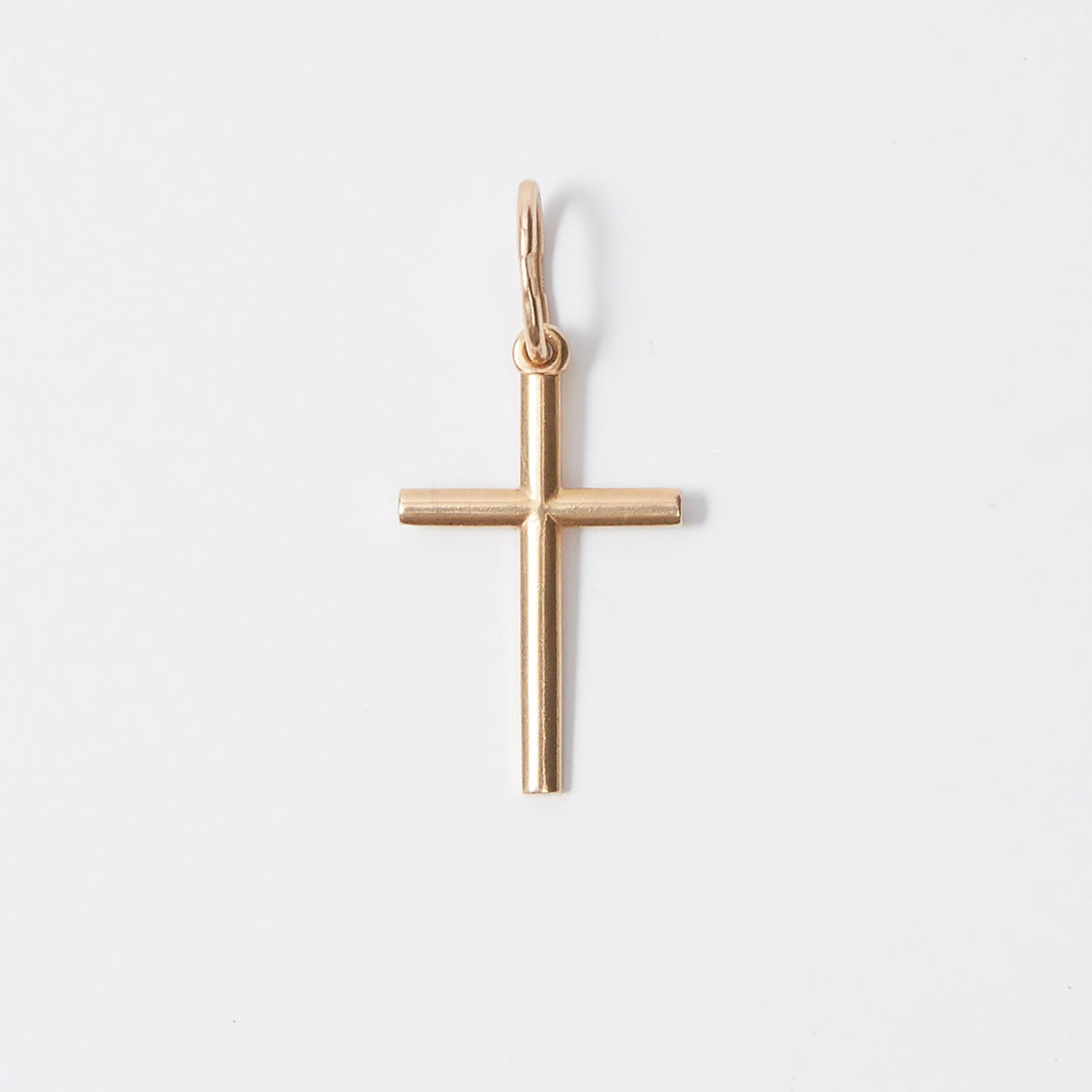 Cross Pendant 14-Karat Rose Gold - Karina Constantine jewellery