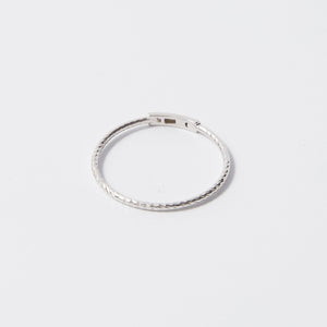 Mini Stacking Ring 14-Karat White Gold - Karina Constantine jewellery