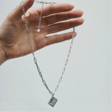 Load image into Gallery viewer, Love Letter Paperclip Necklace Sterling Silver - Karina Constantine jewellery
